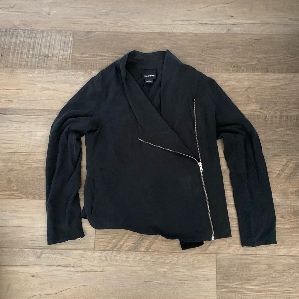 Trouvé crepe jacket